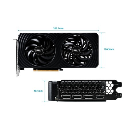 Tarjeta Palit Geforce Rtx 5060TI Dual 8GB GDDR7 001