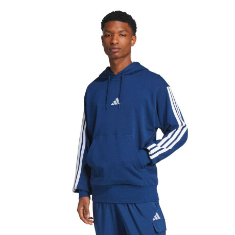 Abrigo Essentials Three Stripes French Terry de Hombre Azul