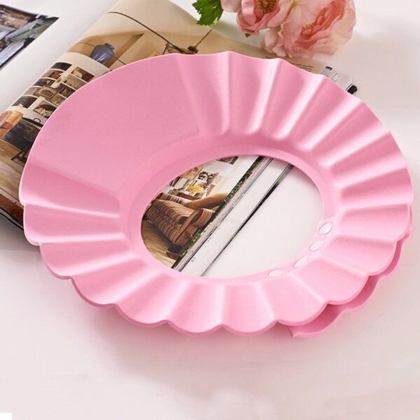 Baño Bebé Plegable + Colchón Baby Splash + Gorra Variante Color Rosa