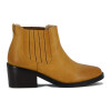 Darkness Bota Dama Caña Media Con Elastico Y Taco Bajo - Camel Camel