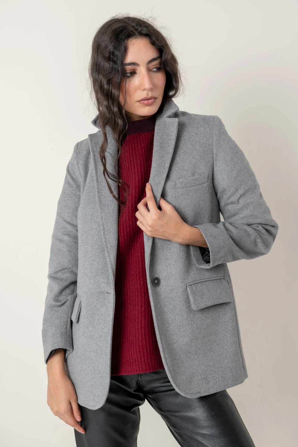 Blazer Liverpool gris l
