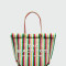 Marc Jacobs- Bolso de playa Tote tejido en jacquard Violeta