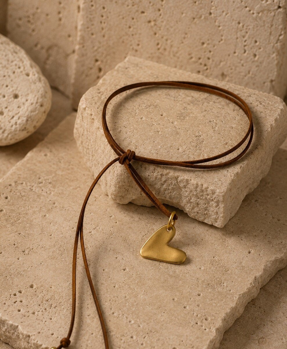 Love Necklace - Dorado 