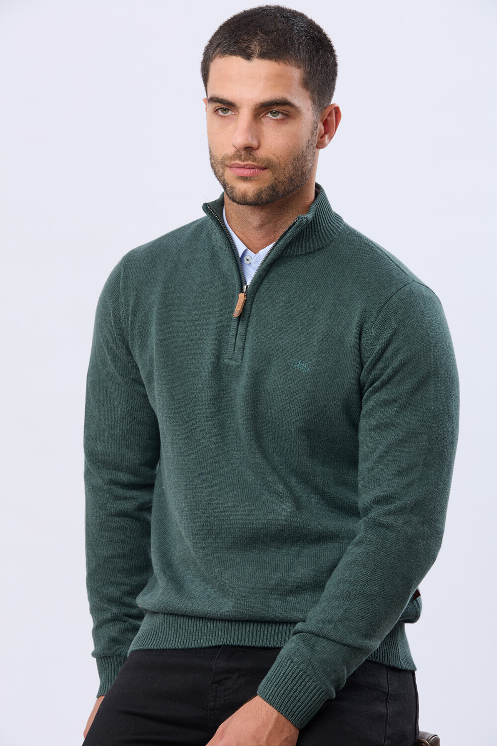 BUZO TEJIDO DE ALGODON Verde
