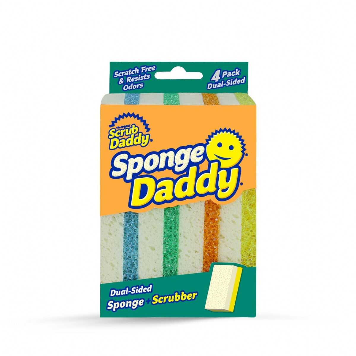Set x4 esponjas rectangulares Sponge Daddy combinadas 