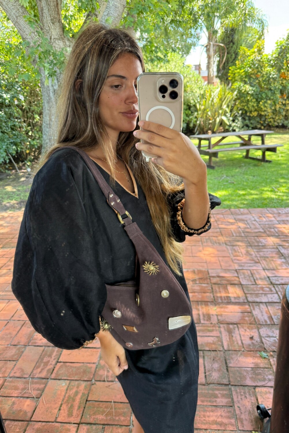 Deleite Multi Tachas Bag Topo Oscuro