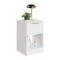 Mesa De Luz Moderna Dormitorio Para Cabecera Moderna Paris Blanco