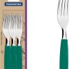 JUEGO 3 Cuchillos Tenedores Ipanema Verde -TRAMONTINA- 23362/380 JUEGO 3 Cuchillos Tenedores Ipanema Verde -TRAMONTINA- 23362/380