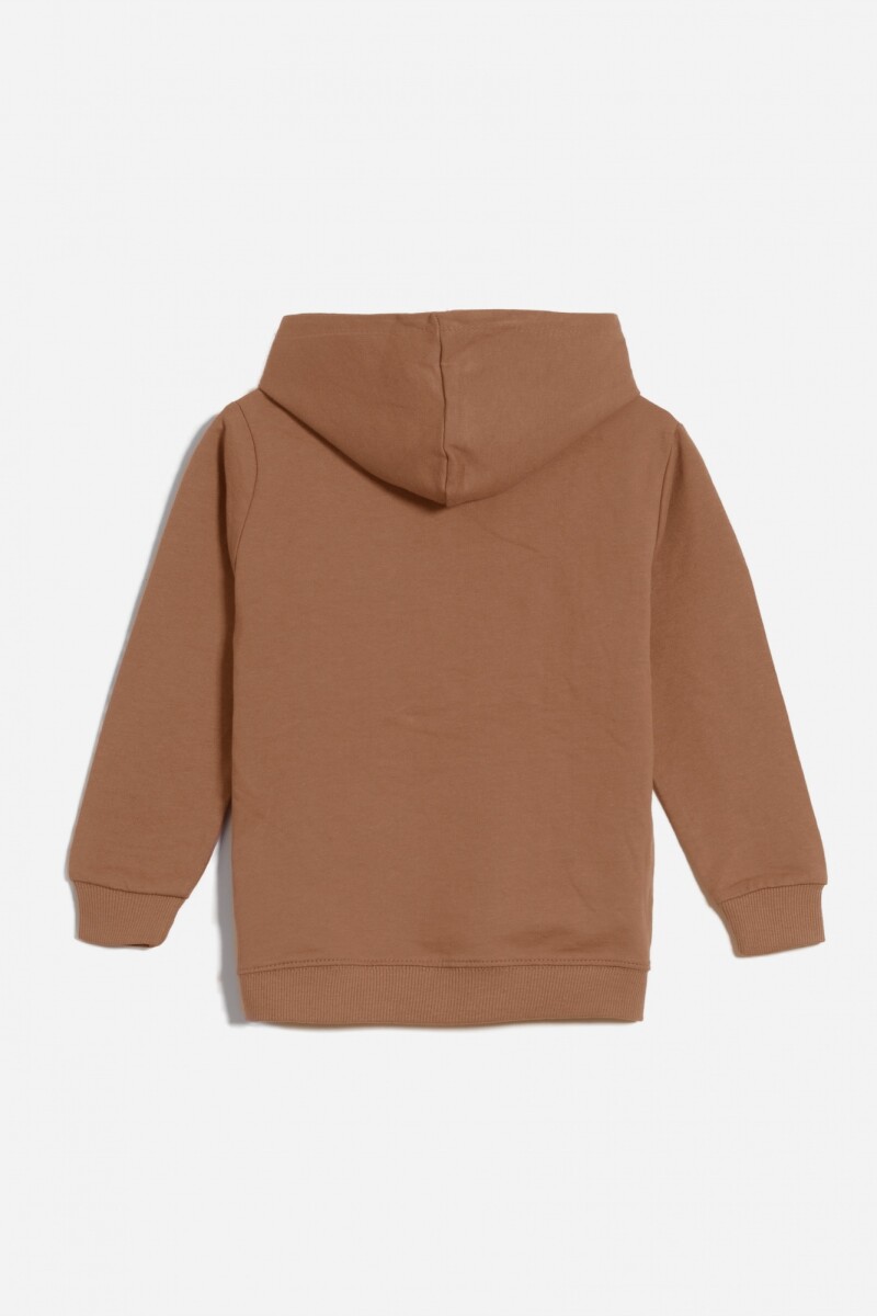 Buzo estampado MARRON