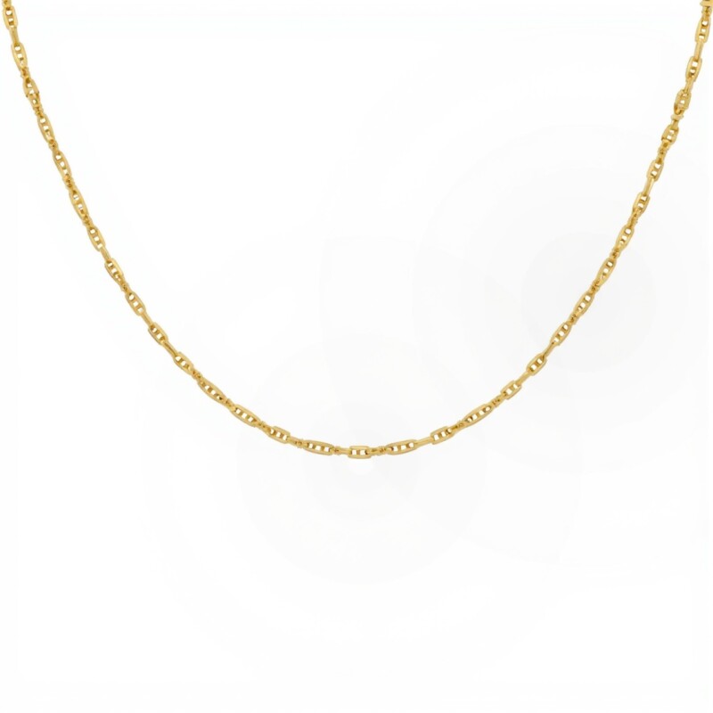 Cadena oro force barra -Oro bajo -Sin Piedra-CD8013 sinpiedra