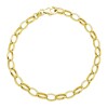 Pulsera Oval-Oro bajo-Sin Piedra-PU8012 sinpiedra