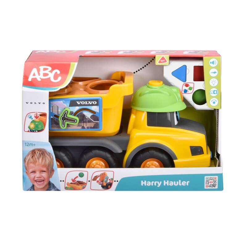 ABC Volvo Camión Volquete Encastre de Formas con Luz ABC HARRY CAMION 3 EN 1