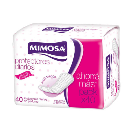 Protectores Diarios MIMOSA sin perfume x40 Protectores Diarios MIMOSA sin perfume x40