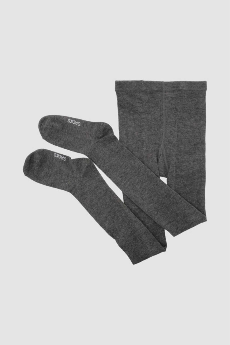 Cancan kids de algodón liso - Gris melange 