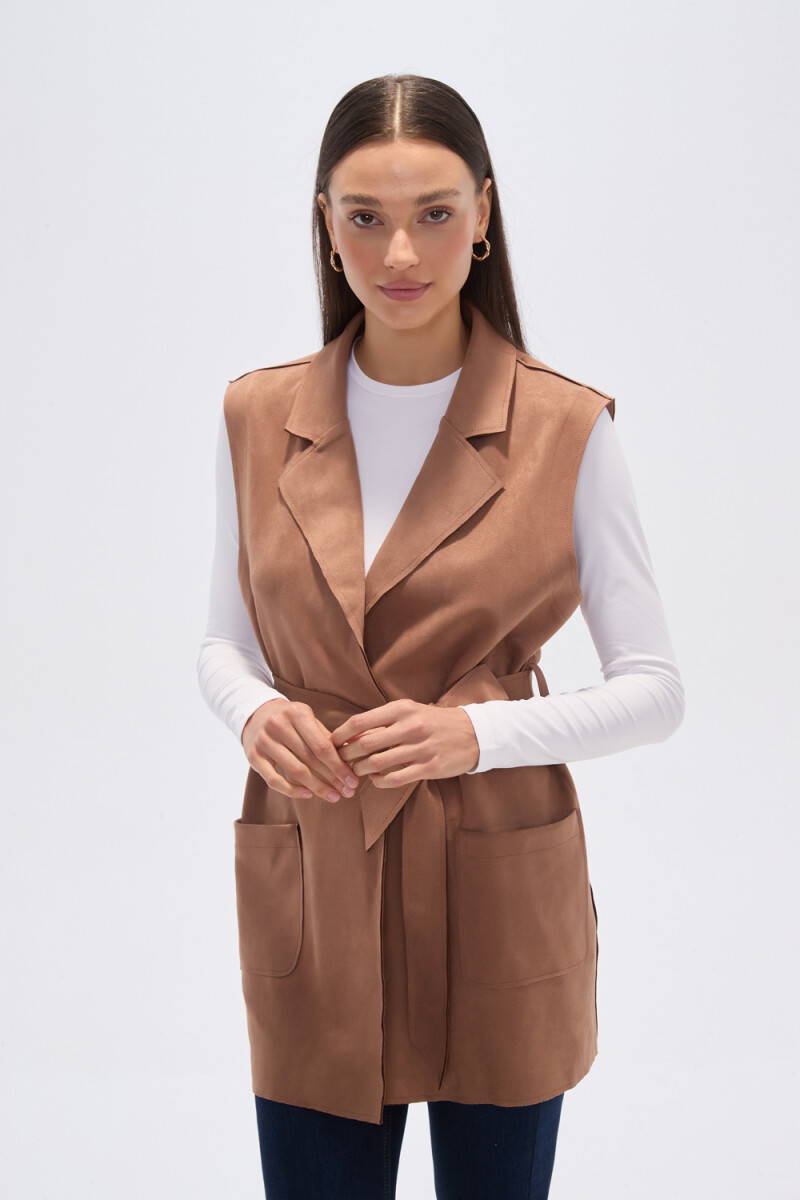 Chaleco Vinisia - Tostado 