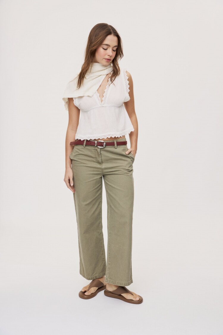 PANTALÓN ROCHA Verde Seco