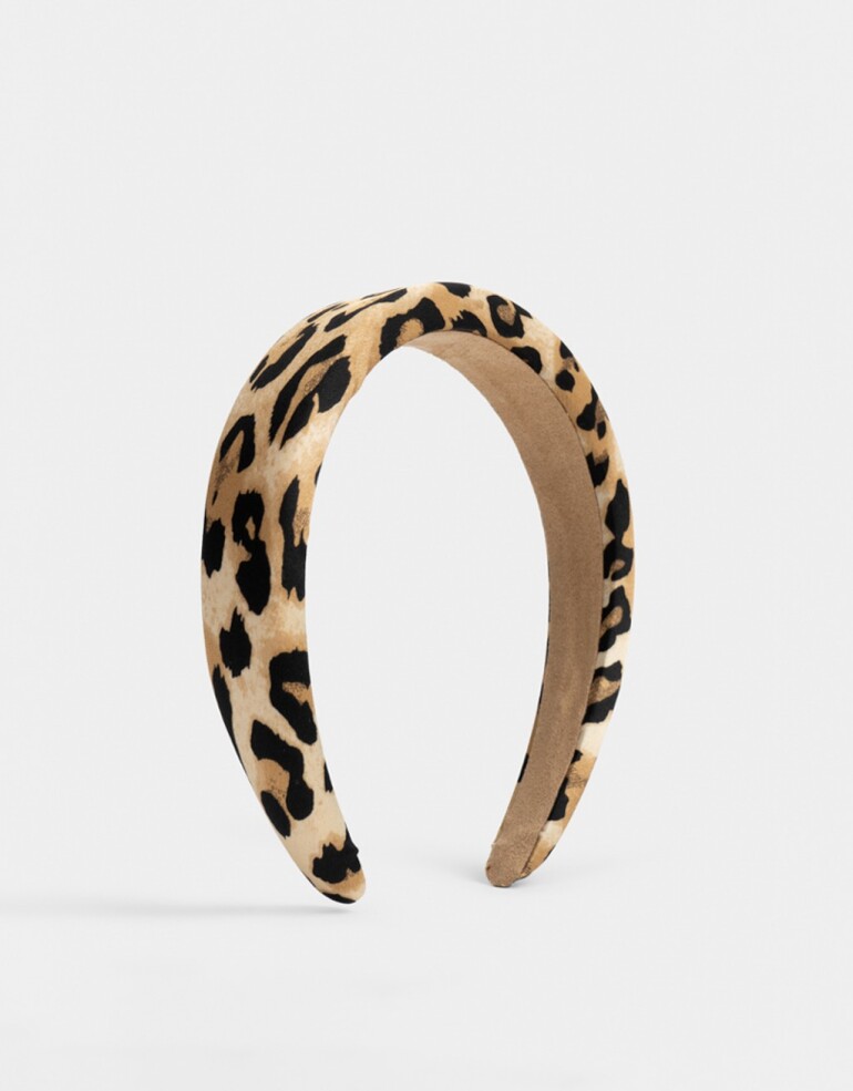 Vinchas Rígidas Estampados Vincha Rígida Puffy Animal Print - Estampado Animal Print