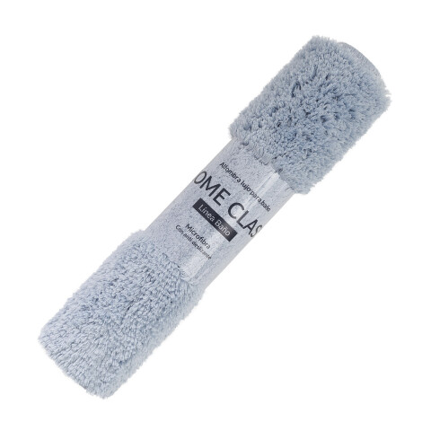 Alfombra Baño con Pelo Largo Home Class 40 x 60 cm CELESTE