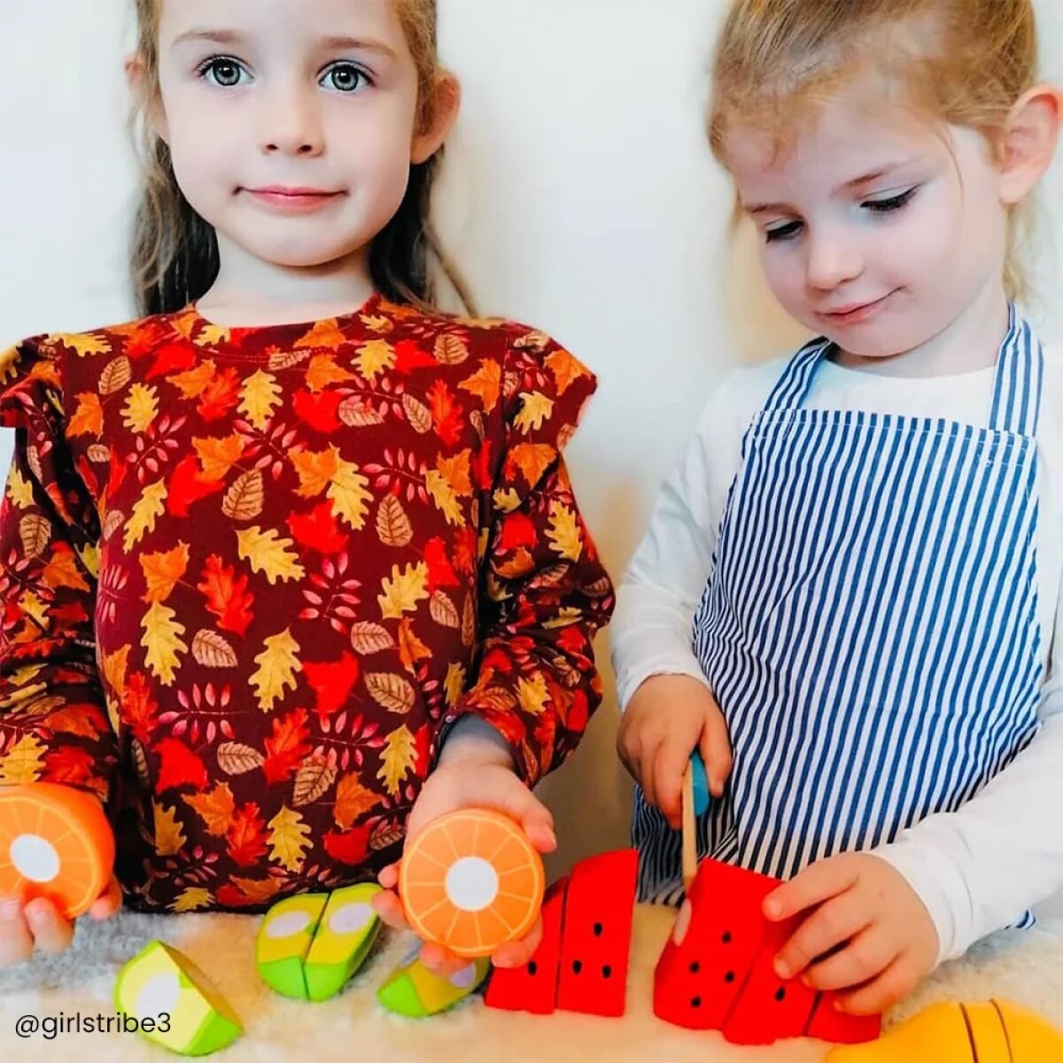 Juego de chef cortar frutas 