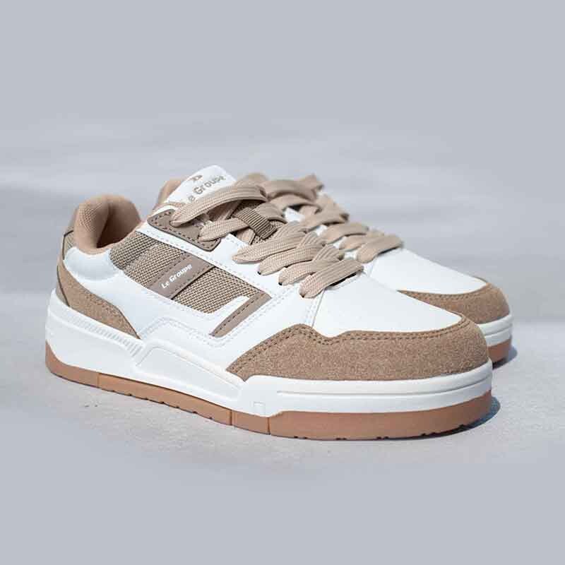 Zapato Dama LeGroupe CAMEL/OFF WHITE