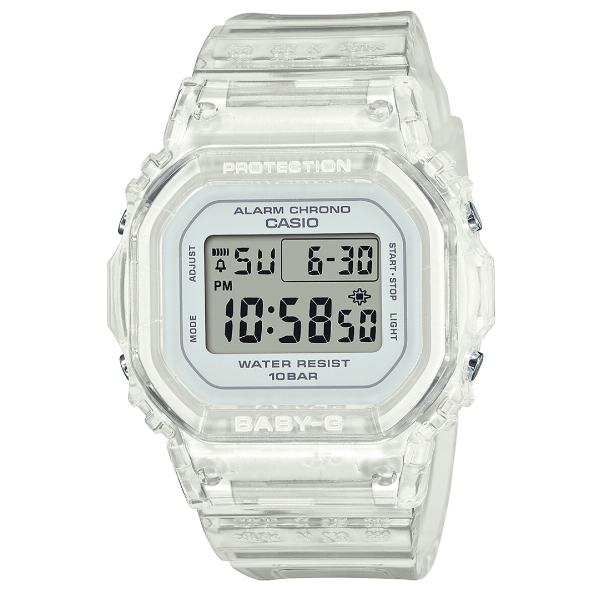 Reloj Casio Baby-G Resina Transparente 