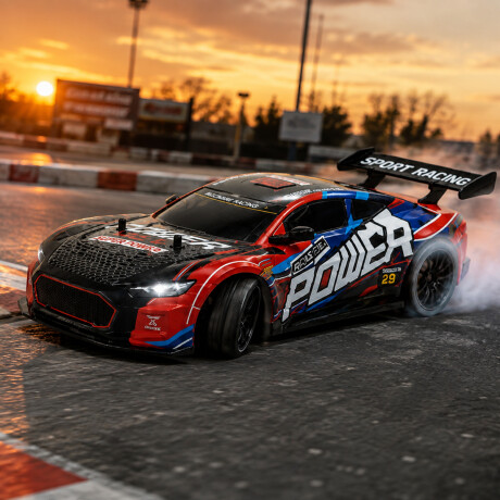Auto drift a control remoto para niños Negro