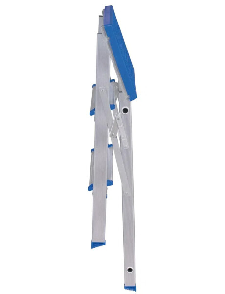Escalera banquito plegable en aluminio 3 escalones - Mor Escalera banquito plegable en aluminio 3 escalones - Mor