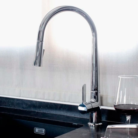 GRIFERIA DE COCINA MONOCOMANDO CLEVER PULL-DOWN 000