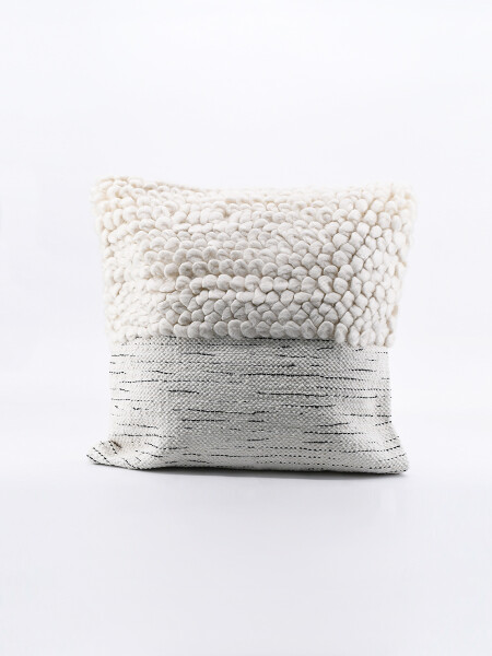FUNDA DE ALMOHADON BEIGE