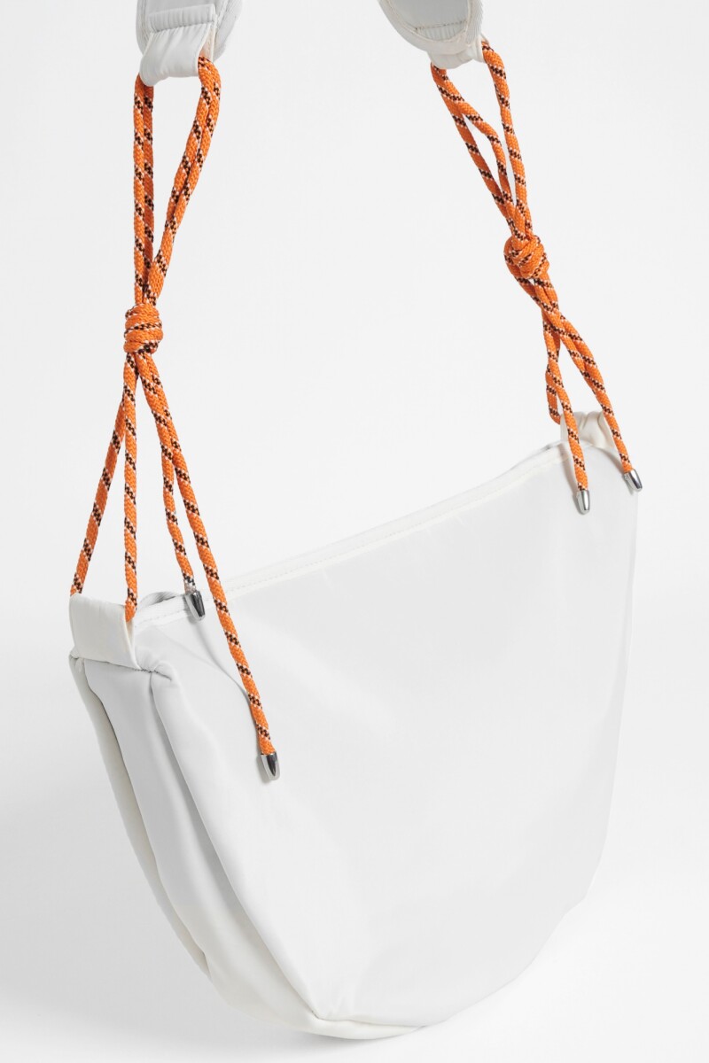 Bolso cordón color crudo