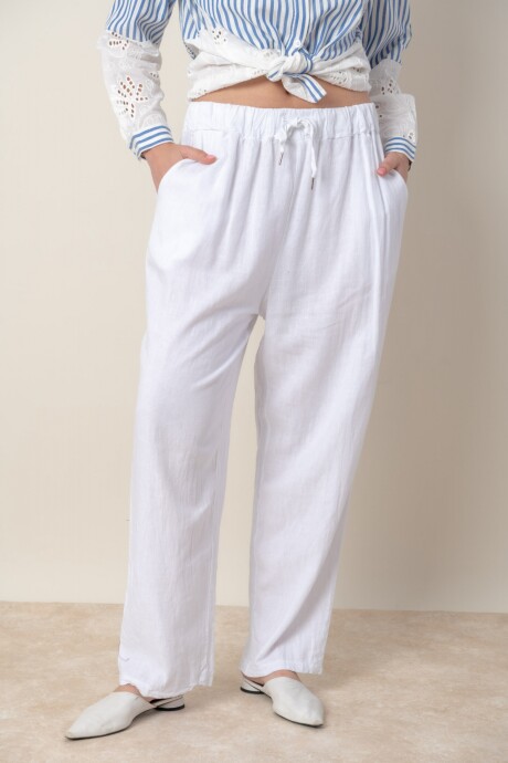 PANTALON ARIEL Blanco