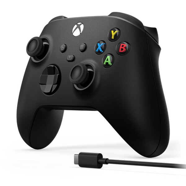 Joystick Xbox One Inalámbricos Y Con Cable JOYSTICK XBOX ONE NEGRO INCLUYE CABLE