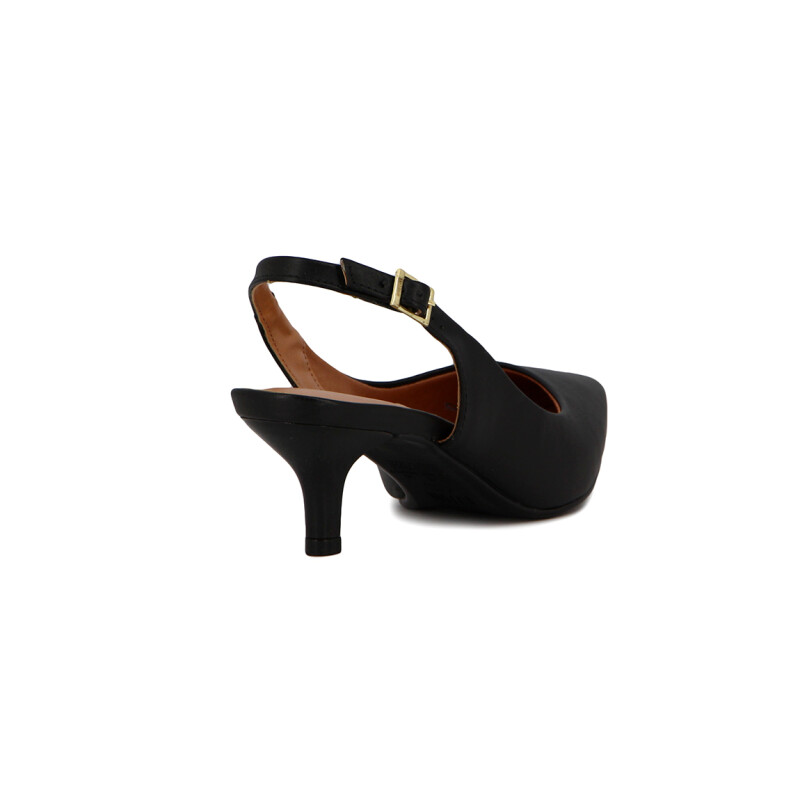 Zapato Formal Mujer Vizzano Taco Bajo Punta Fina Negro