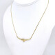 Cadena En Oro 18K Con Dije En Rubi, Zafiro, Esmeralda Y Zirconia Cadena En Oro 18K Con Dije En Rubi, Zafiro, Esmeralda Y Zirconia
