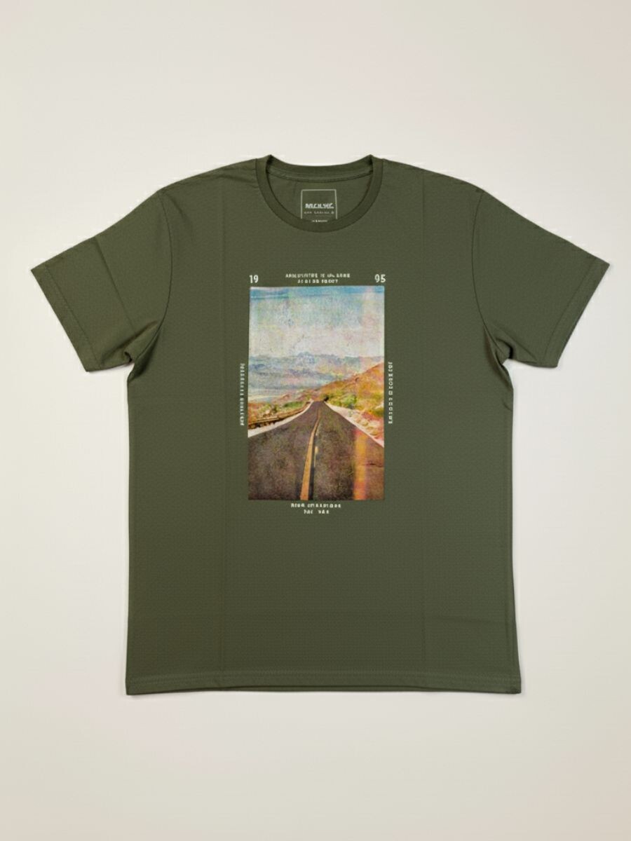 T-SHIRT KOBY DIXIE - Militar 