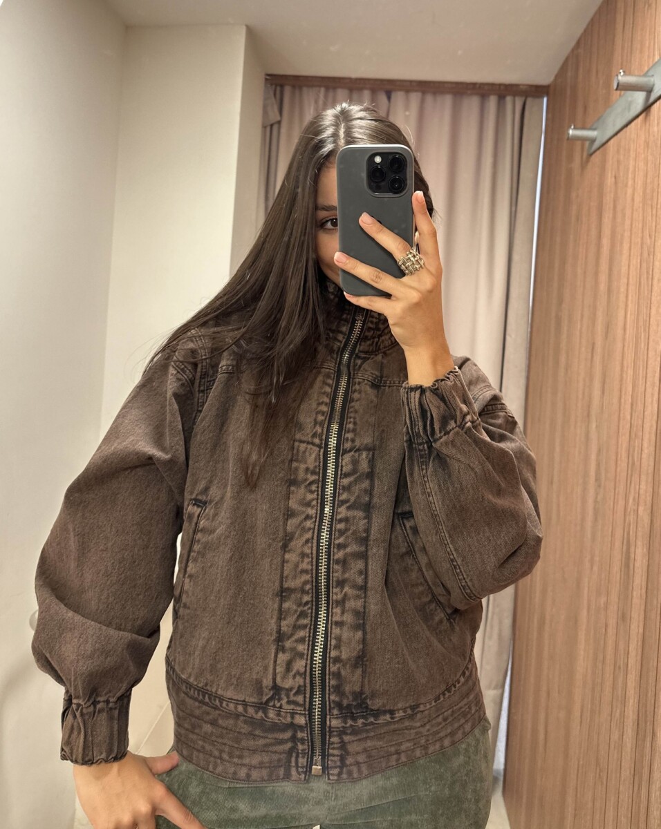 Campera Grunge - Chocolate 