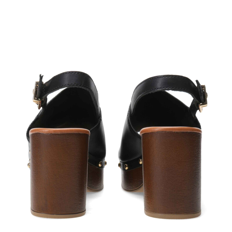 Sandalias de Mujer Bottero con Plataforma y Taco Negro