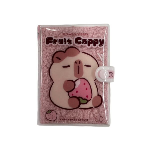Cuaderno capibara rosa