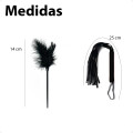 Set De BDSM Sado De 14 Piezas Negro