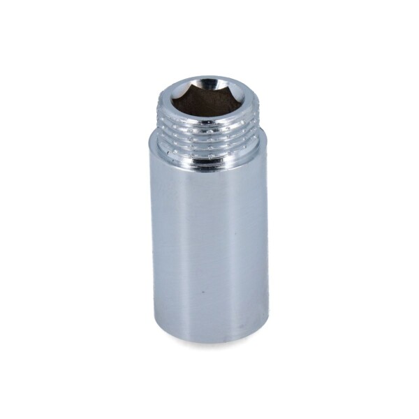 PROLONGACION 1/2" X 5 CM BRONCE CROMADO CHIARA Prolongacion 1/2" X 5 Cm Bronce Cromado Chiara