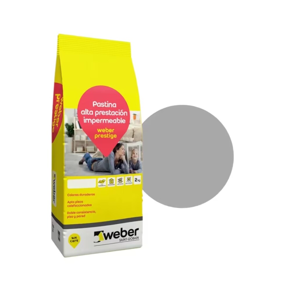 Pastina weber prestige juntas 2kg Gris Perla Pastina Weber Prestige Juntas 2kg Gris Perla
