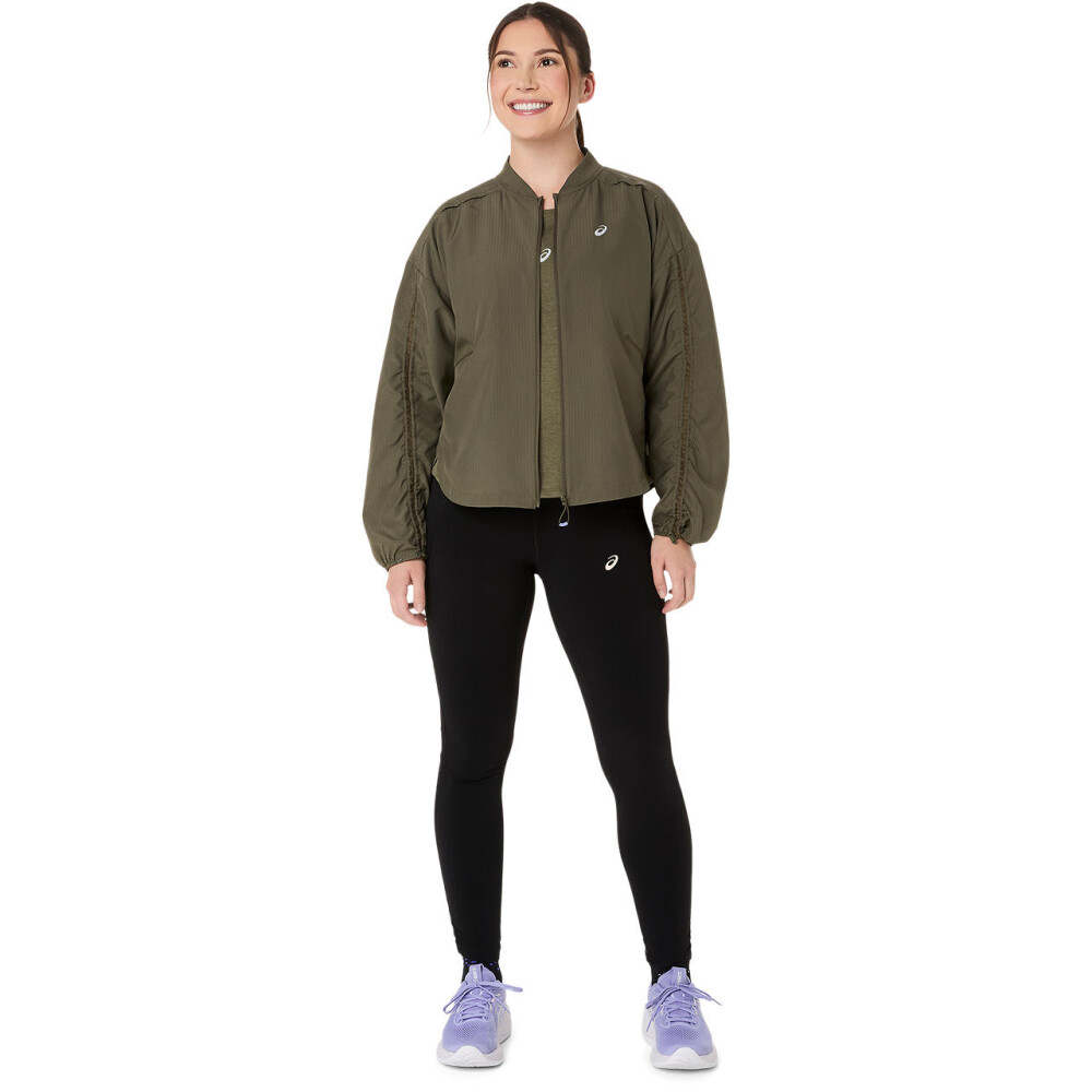 Polo Running Nagino Run Adjustable SS Top Mujer Dark Olive