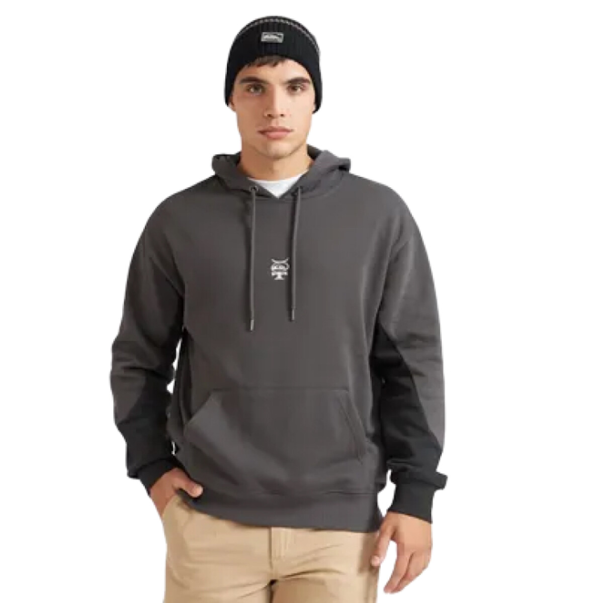 Canguro Quiksilver Mercury Devil - Gris 