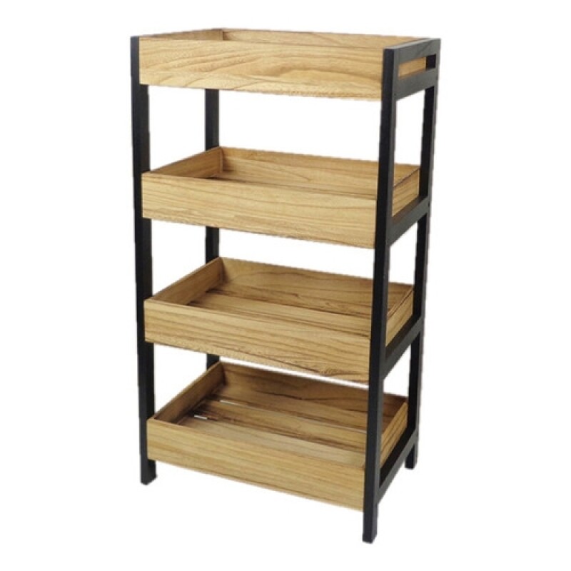 Estantería de madera Selecta con 4 estantes Estantería de madera Selecta con 4 estantes