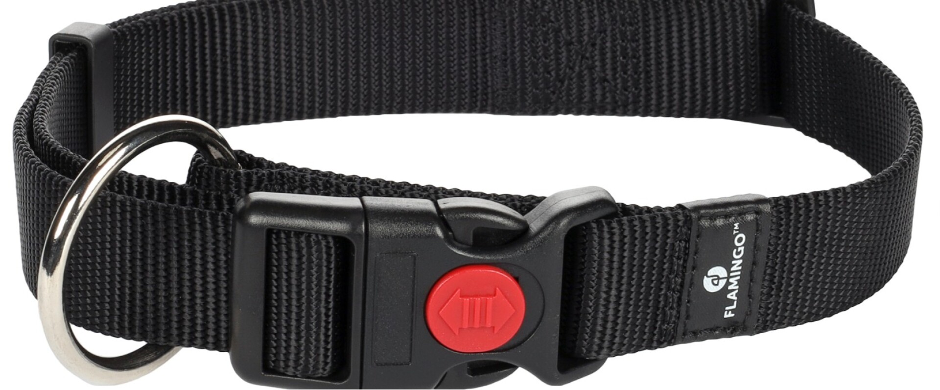 COLLAR ZIGGI NEGRO L 45-65CM 25MM 