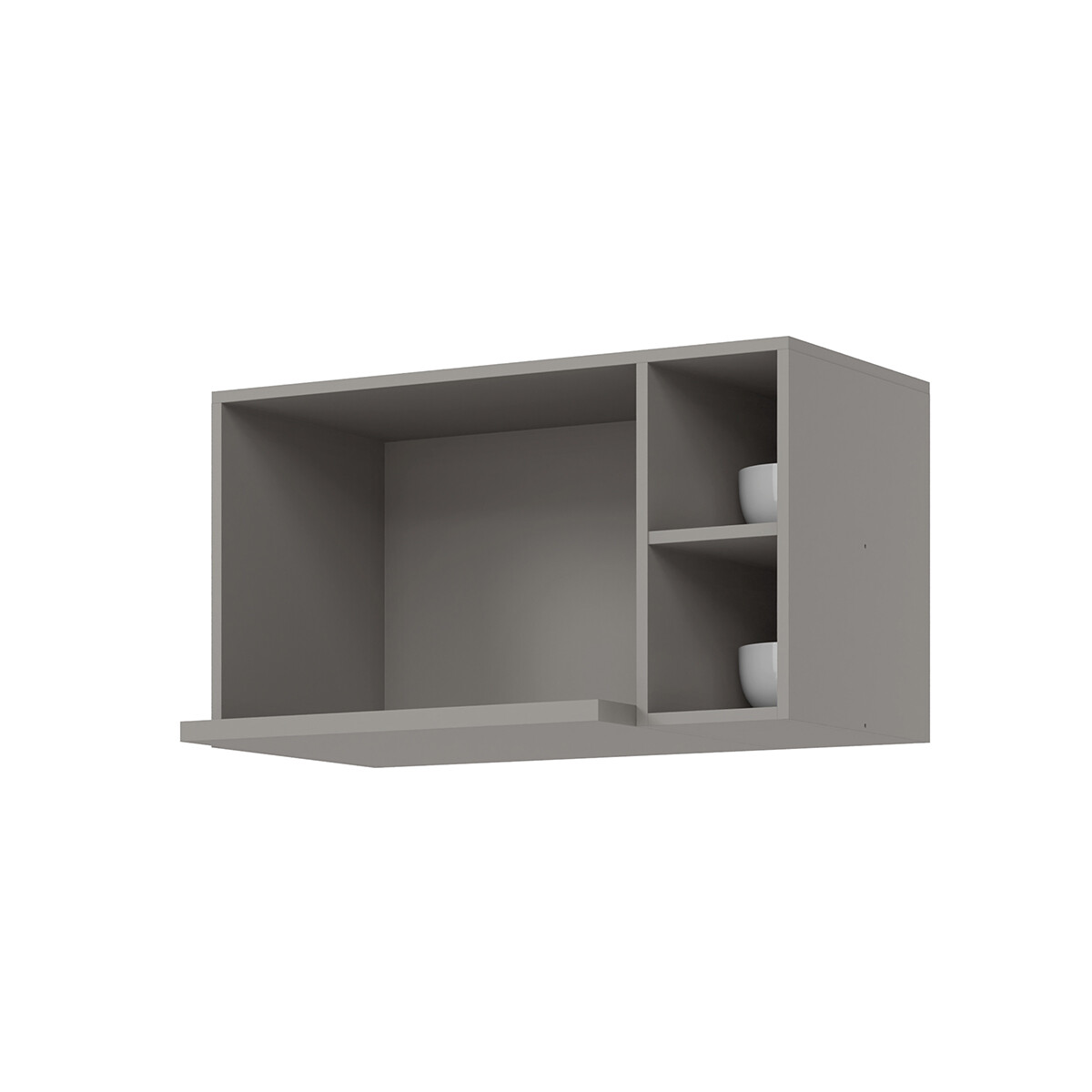 Armario aéreo para microondas - Linea Americana - Gris 