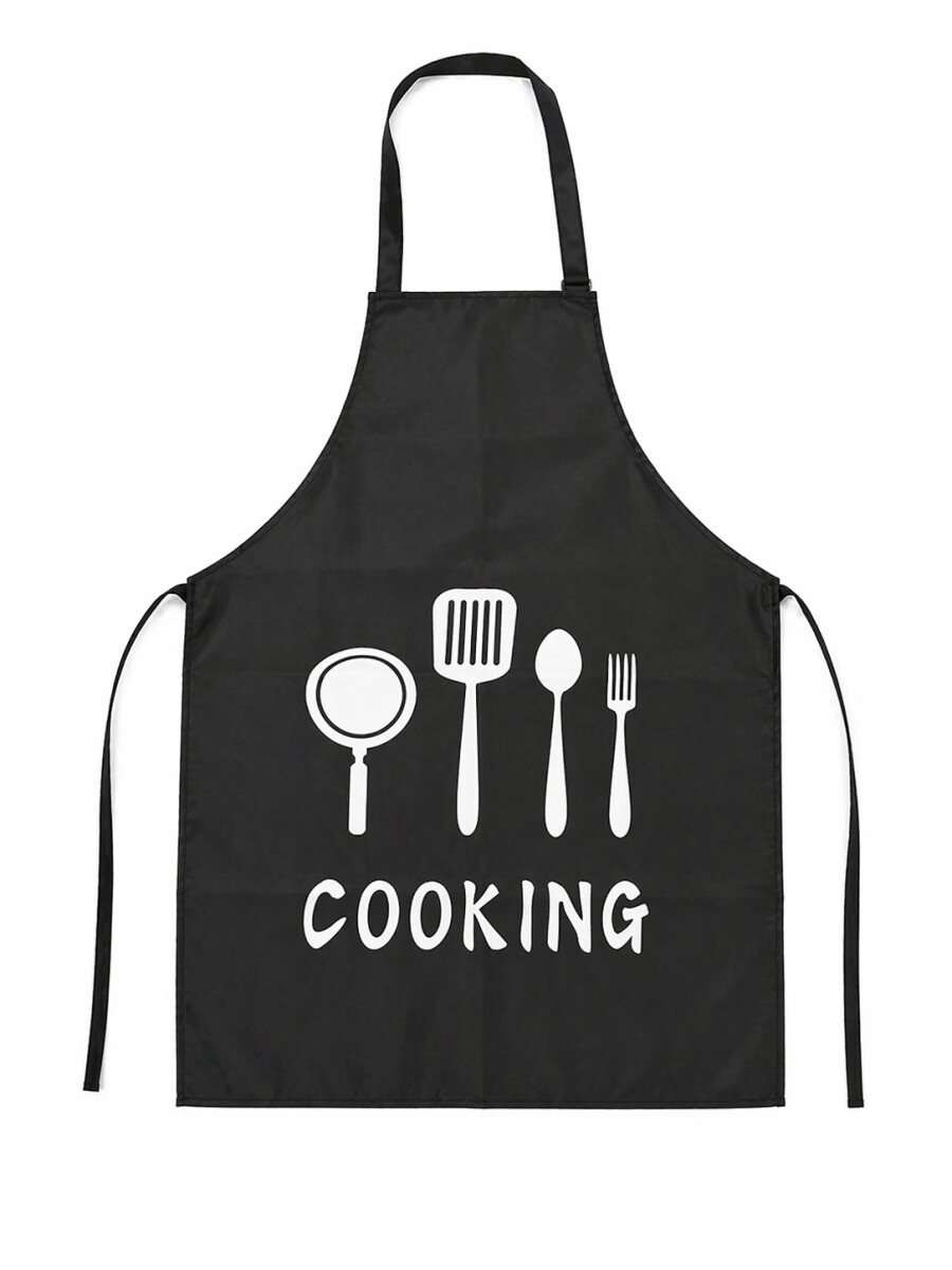 DELANTAL COOKING - NEGRO 