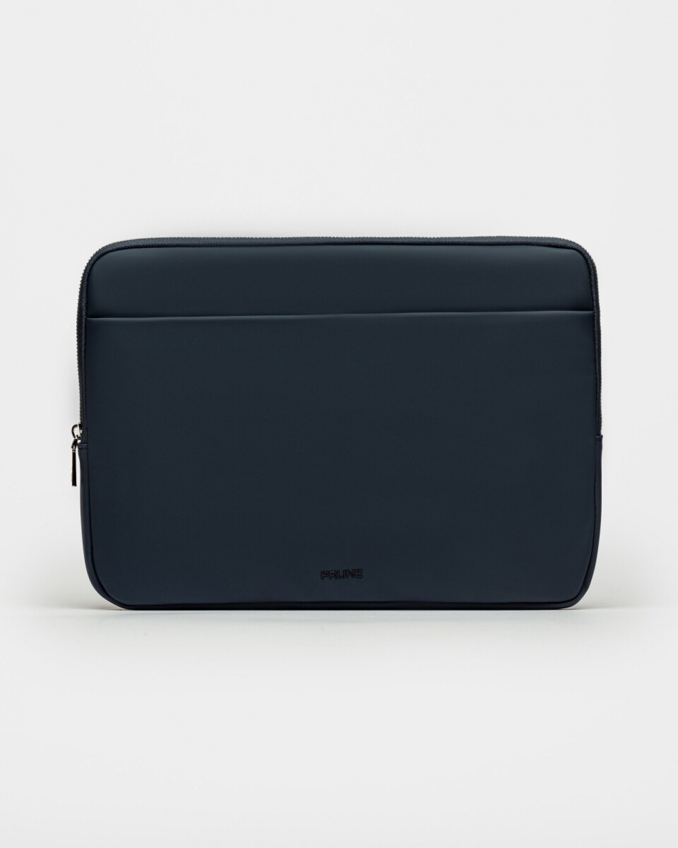 Portalaptop Bubble En Efecto Cuero Rubber - Azul 