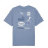 Remera de Hombre Puma Graphic Grid Celeste