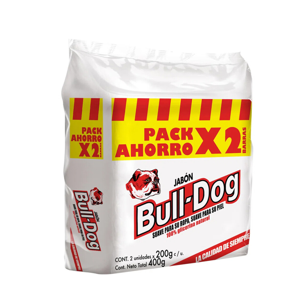 Jabón BULL-DOG Pack X2 200gs 
